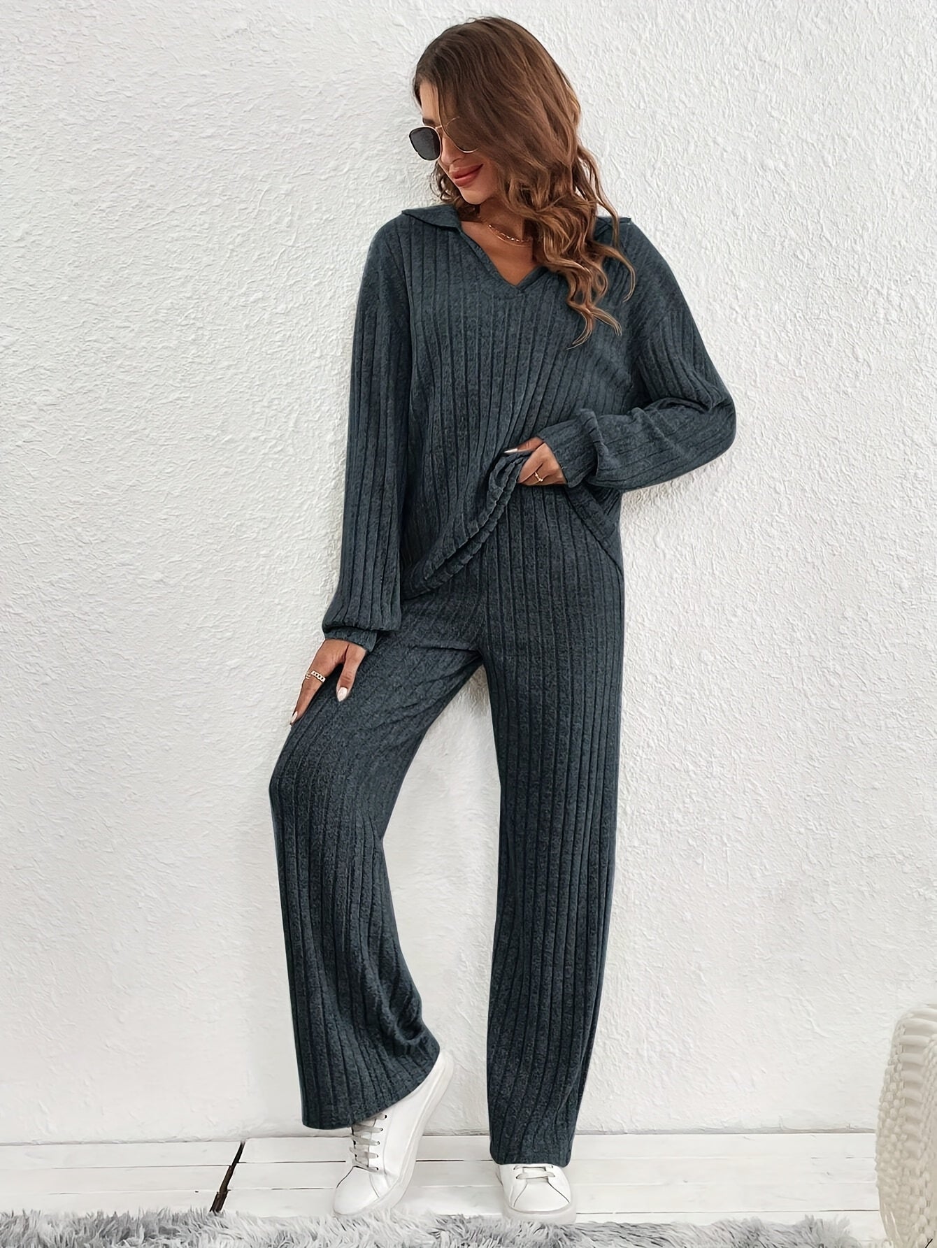 The Ribbed Lounge Set