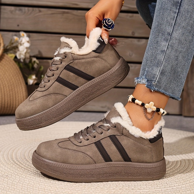 The Fleece-Lined Sneaker Boot