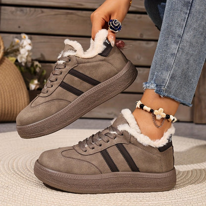 The Fleece-Lined Sneaker Boot