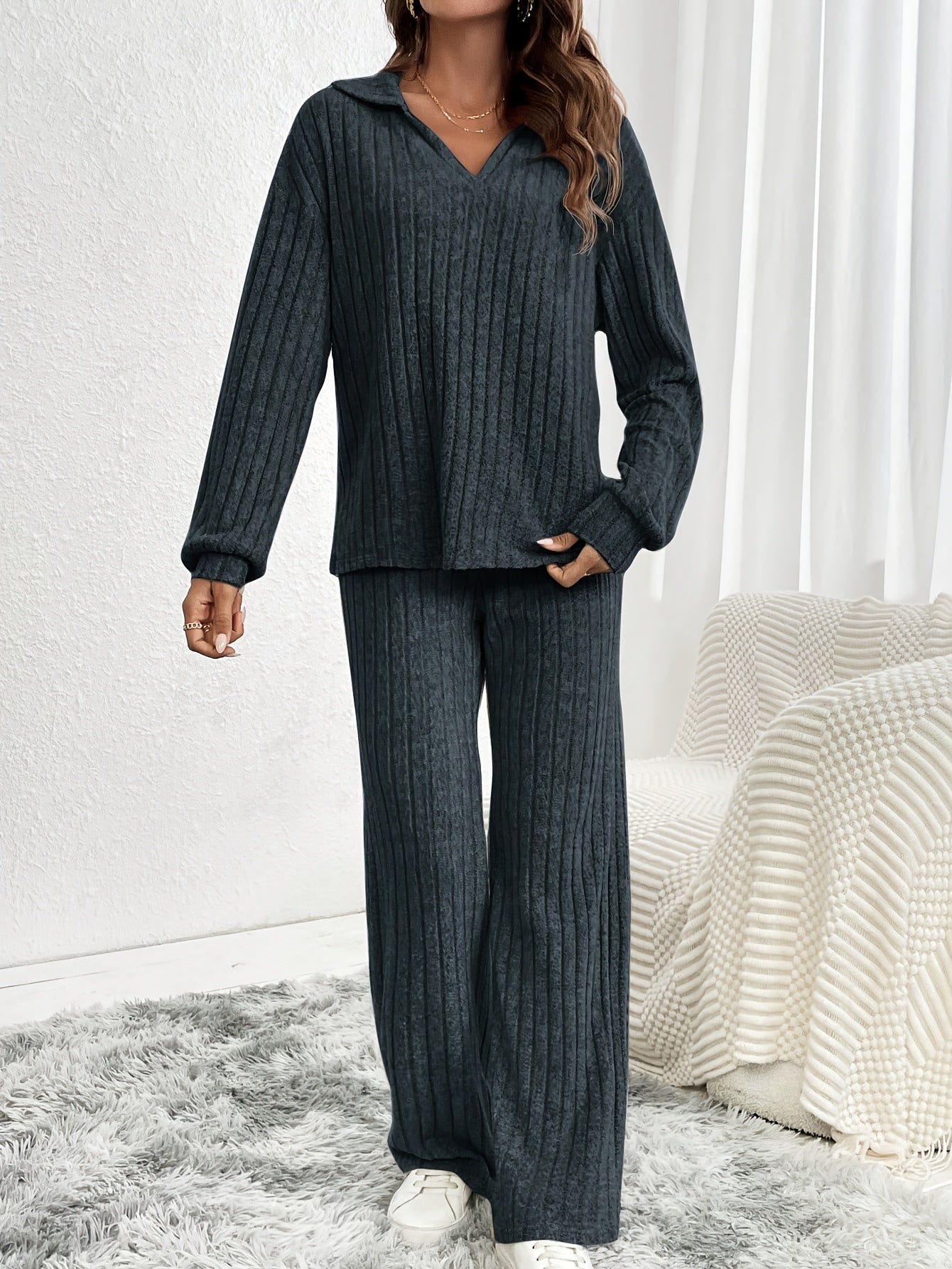 The Ribbed Lounge Set