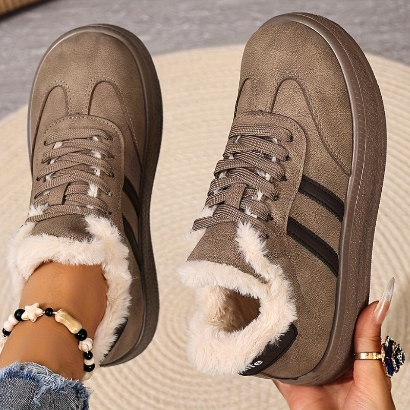 The Fleece-Lined Sneaker Boot