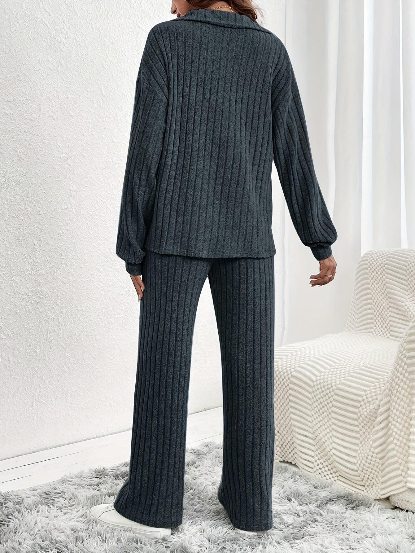 The Ribbed Lounge Set