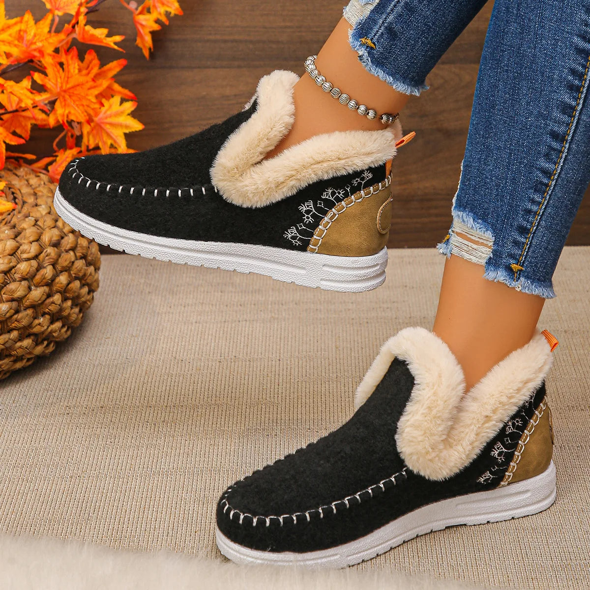 The Fleece-Lined Slip-On