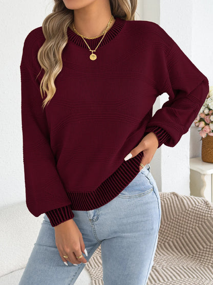 The Casual Contrast Sweater