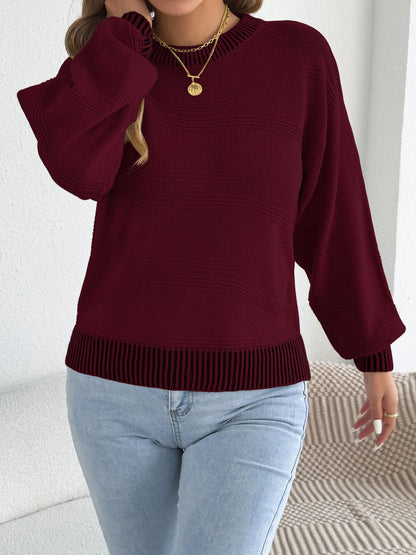 The Casual Contrast Sweater