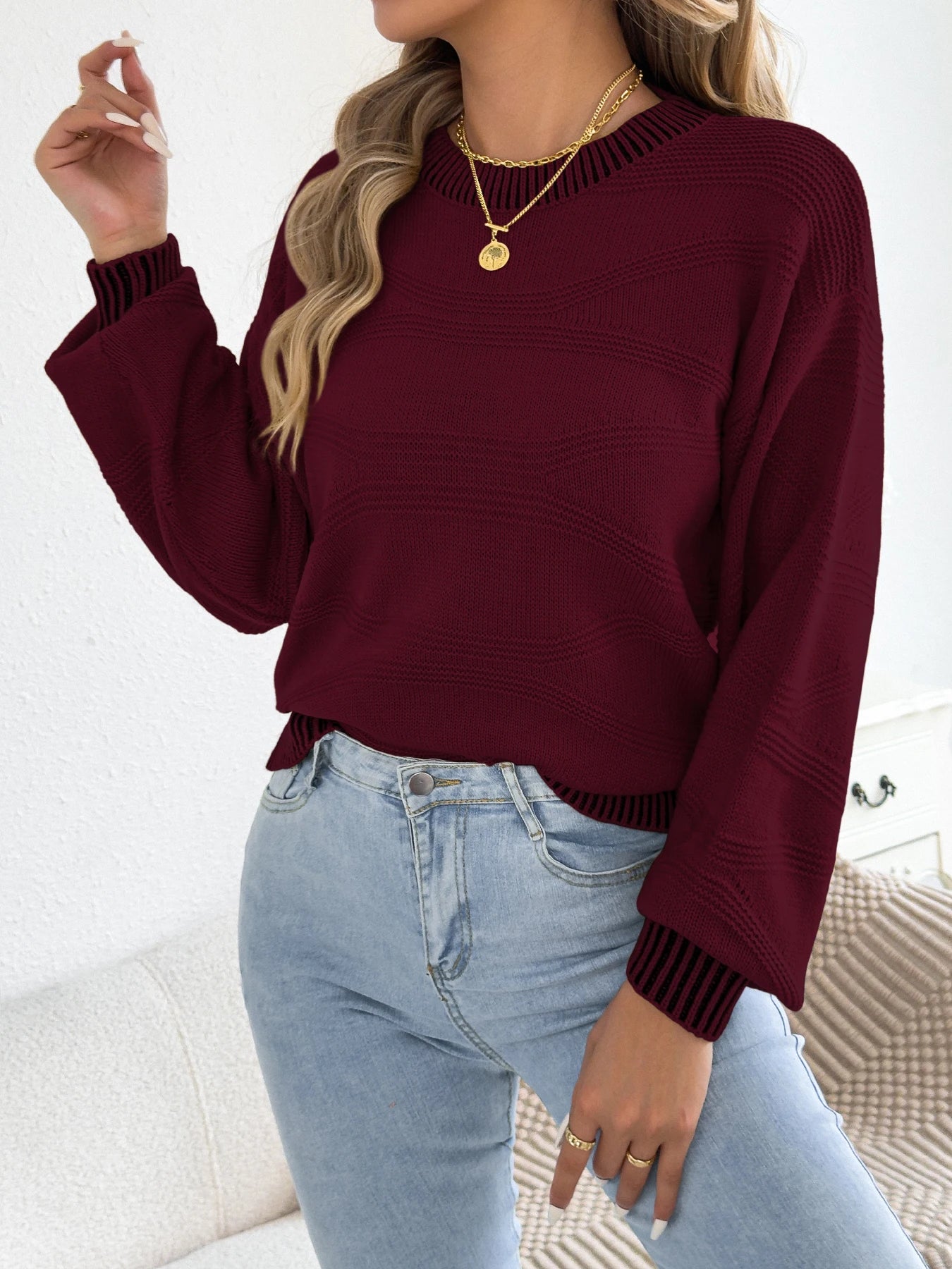 The Casual Contrast Sweater