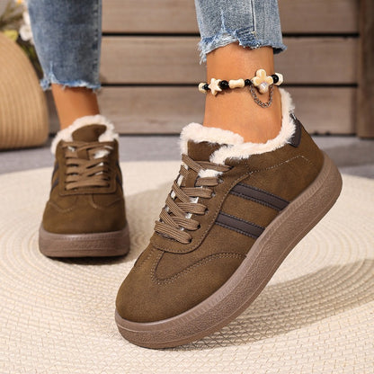 The Fleece-Lined Sneaker Boot