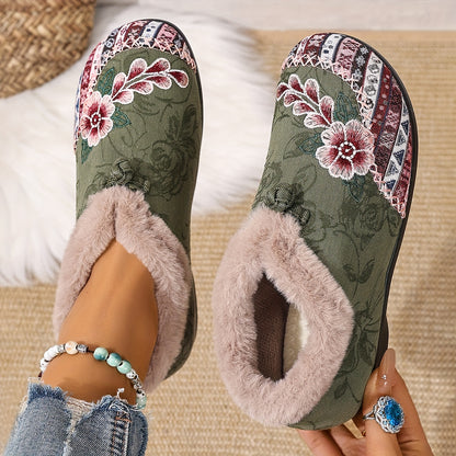 The Embroidered Comfort Slipper